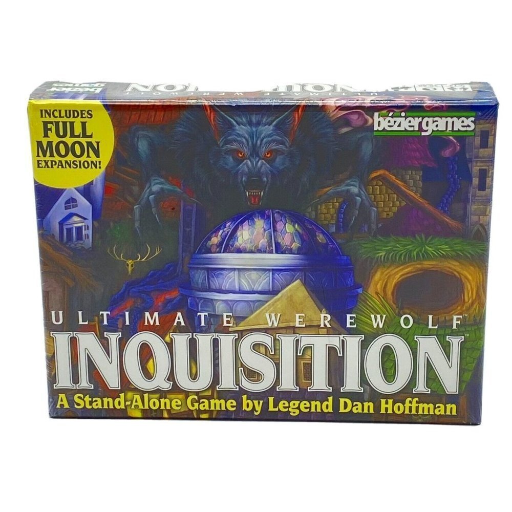 Ultimate Werewolf Inquisition Game Bezier Games Full Moon‎ Expansion New Sealed